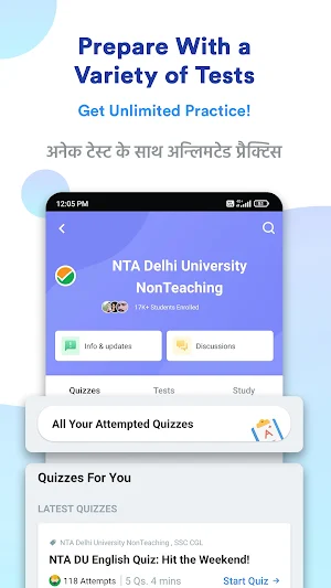NTA DU Non Teaching Prep App Screenshot 1