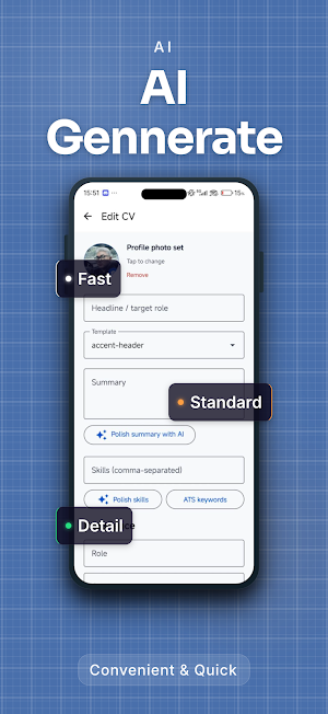 CV Maker - AI Resume Builder Screenshot 2