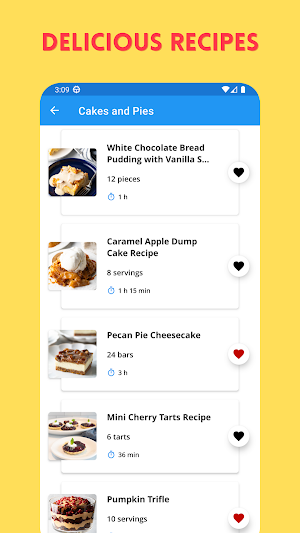 Desserts - Cake, Pies Recipes Screenshot 1