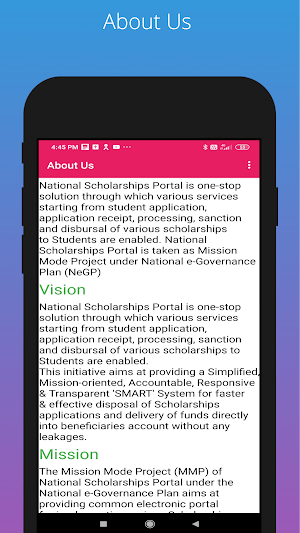 National Scholarships apply online 2021-2022 Screenshot 2