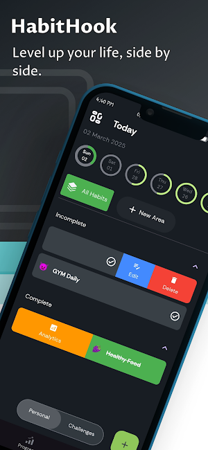 Habit Tracker - Habithook Screenshot 0