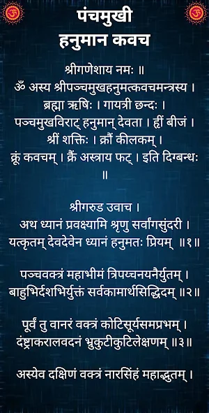 पंचमुखी हनुमान कवच Screenshot 1