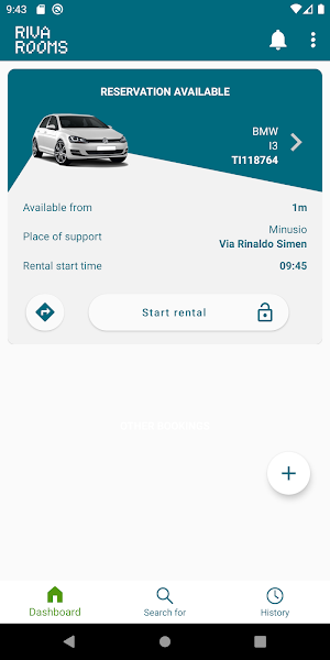 Riva Rooms Car Sharing Screenshot 1
