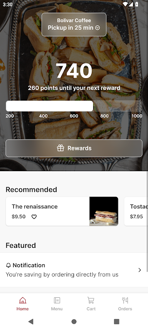 Bolivar Coffee Screenshot 0