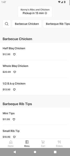 Kenny's Ribs and Chicken Screenshot 1