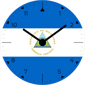 Nicaragua Analog Watch Face Screenshot 3