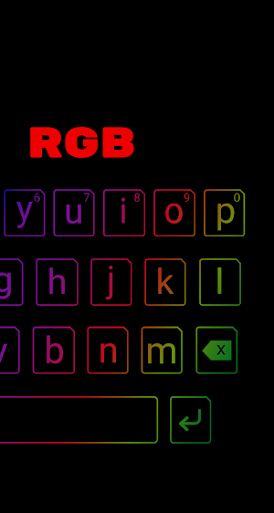 Neon Led keyboard  - Neon RGB Color 2 Screenshot 1