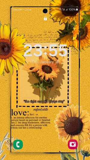 Yellow Wallpaper Screenshot 2