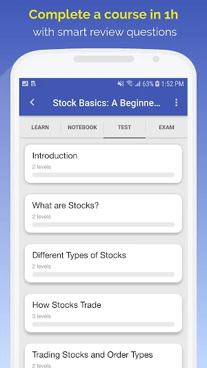 Finandemy - Learn to Invest in Stocks & Finance Screenshot 3