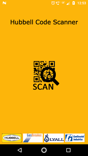 Hubbell Code Scanner Screenshot 0