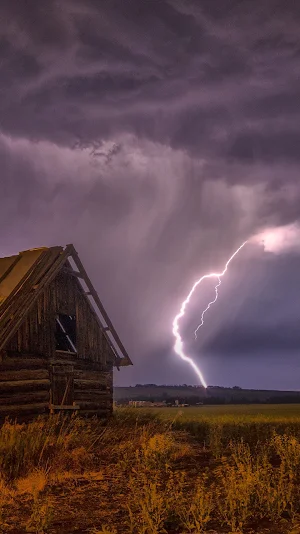 thunderstorm wallpaper Screenshot 0