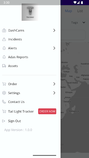 TrackMile Portal Screenshot 1