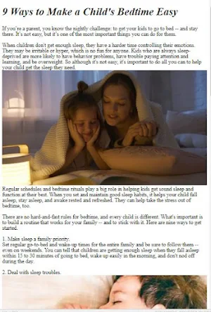 How to Make Children's Bedtime Screenshot 1