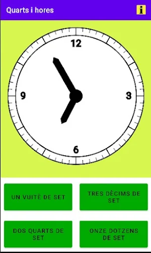 Quarts i hores Screenshot 2