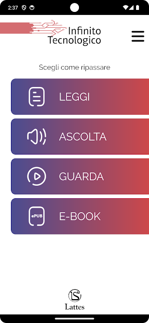 Infinito Tecnologico Screenshot 1