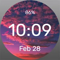 Beautiful Sunset - Watch Face