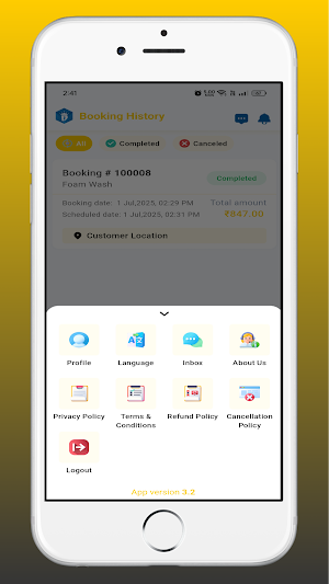 Carsafa Partner App Screenshot 3