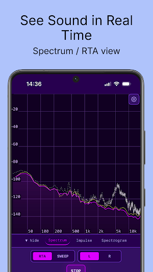 SpectralScan Audio Analyzer Screenshot 0