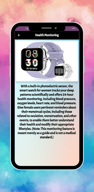 Colesma Smart Watch Guide Screenshot 1