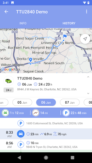 Track Star Express Telematics Screenshot 2