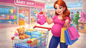 Pregnant Mom Baby Shower Game Screenshot 3