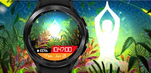 Watch Face Psychedelic Wear Os Screenshot 0