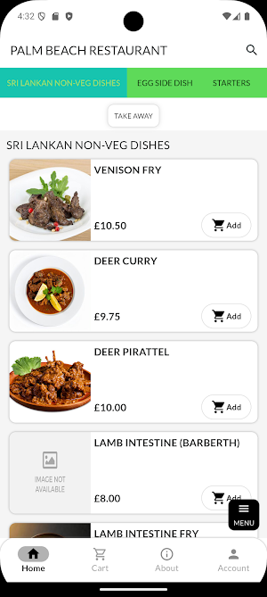 Palm Beach Restaurant Screenshot 3