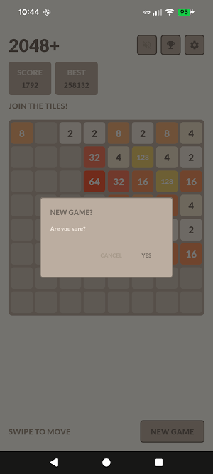2048 Number Merge Puzzle Game Screenshot 3