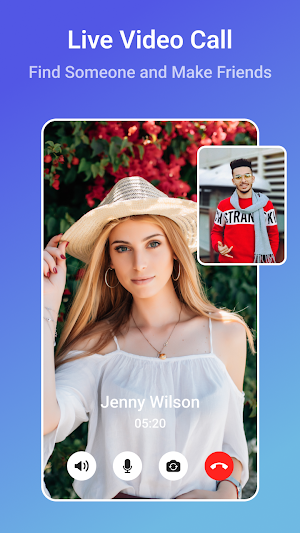 Hey Baby: Live Talk Video Call Screenshot 1