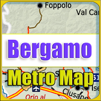 Bergamo Italy Metro Map Offline