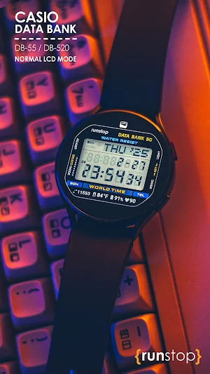 CASIO Data Bank Watch Face 2.0 Screenshot 0
