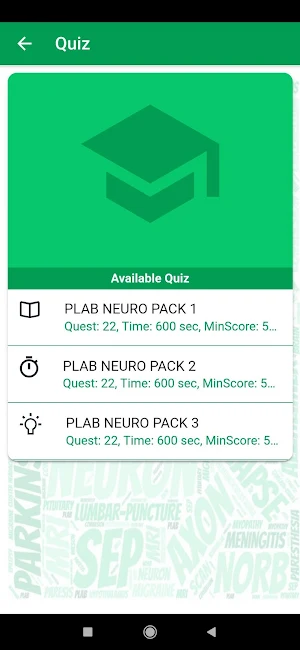 PLAB NEUROLOGY Screenshot 2