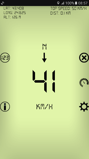 Digital GPS Speedometer Screenshot 1