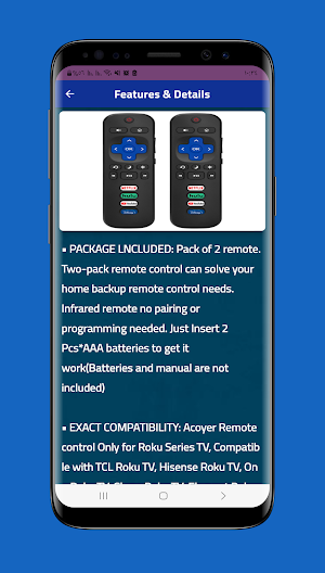 roku tv remote guide Screenshot 1