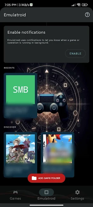Emulatroid : Emulator Classic Screenshot 3