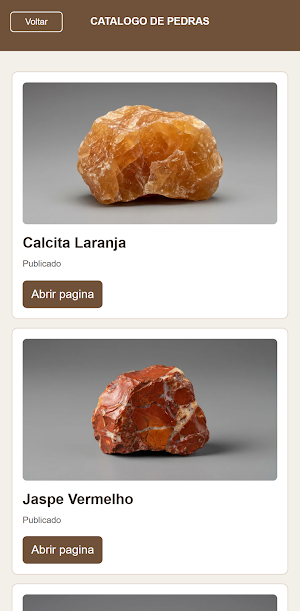 Nomes de Pedras Preciosas Screenshot 1