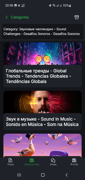 VibeUP Social Network Screenshot 2