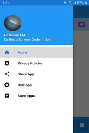 Hitstream FM Radio App Screenshot 1