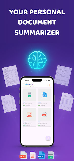 CoreText AI: Doc Summarizer Screenshot 0