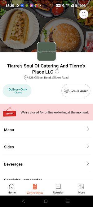 Tiarres Soul Of Catering Screenshot 1