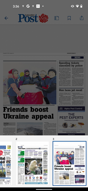 Lancashire Evening Post Paper Screenshot 2