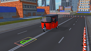 auto rickshaw 3d parking game Screenshot 0