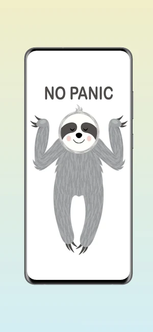 Cute Sloth Live Wallpaper Screenshot 3