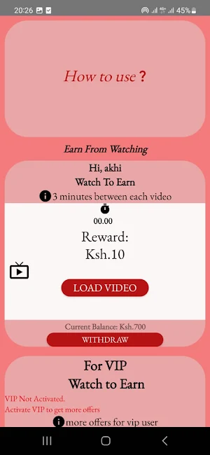 Watch Video-Earn Cash to Mpesa Screenshot 2