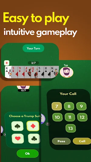 Tarneeb Card Game Screenshot 2
