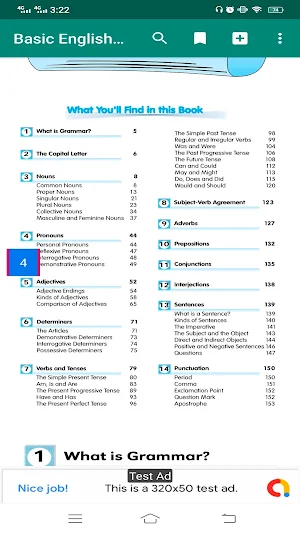 English Grammar Free Book | Basic English Grammar Screenshot 1
