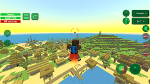 Pixel Shooting Blocky Island Screenshot 1