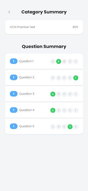 OCN Practice Test Screenshot 2