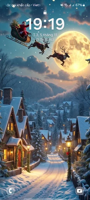 Santa Xmas 3D Live Wallpaper Screenshot 3