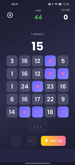 Math Flux - Mental Math Puzzle Screenshot 1